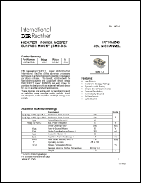 IRF5NJ3315 Datasheet