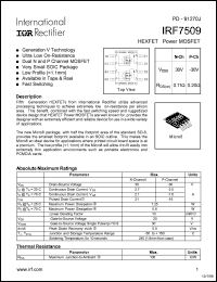 IRF7523D1 Datasheet