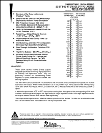 SNJ54ABT16823WD Datasheet