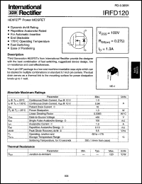 IRFD9220 Datasheet