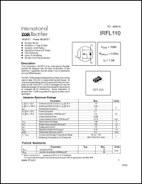 IRFL4310 Datasheet