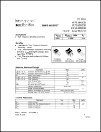 IRFSL38N20D Datasheet