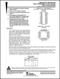 SNJ54AHCT374FK Datasheet