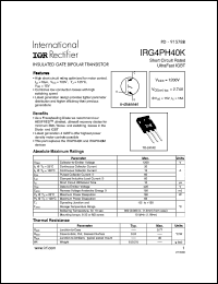 IRG4PH40UD Datasheet