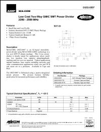 DS52-0007-RTR Datasheet