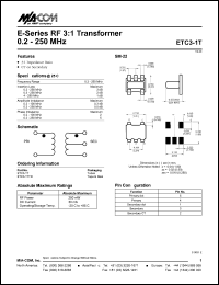 ETC3-1TTR Datasheet