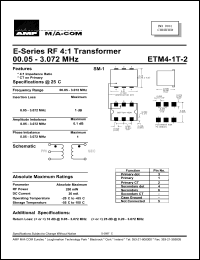 ETM4-1T-2 Datasheet