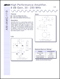 AMC-119SMA Datasheet
