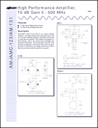 AMC-123SMA Datasheet