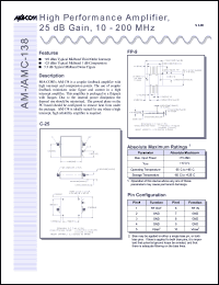 AMC-134SMA Datasheet