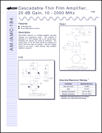 AMC-182SMA Datasheet