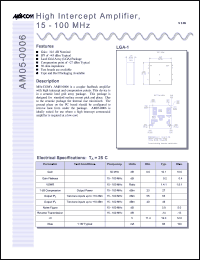 AM05-0006 Datasheet
