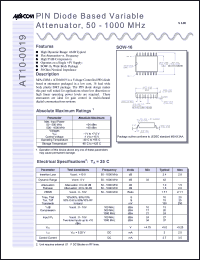AT10-0019-TB Datasheet