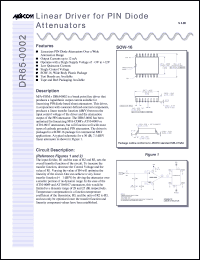 DR65-0109 Datasheet
