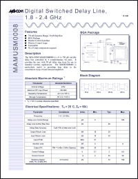 MAMUSM0008-TB Datasheet