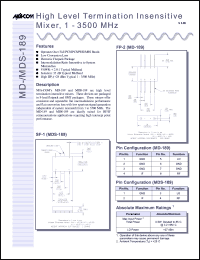 MD-189PIN Datasheet