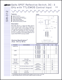 SW-312 Datasheet