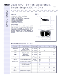 SW90-0004-TB Datasheet