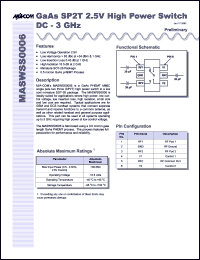 MASWSS0006SMB Datasheet