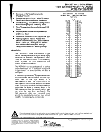 SN74ABT16843DGGR Datasheet