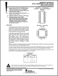 SN74ABT373DBLE Datasheet
