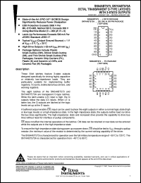 SN74ABT573ADBR Datasheet