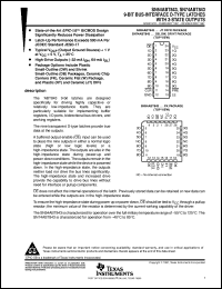 SN74ABT843DBLE Datasheet