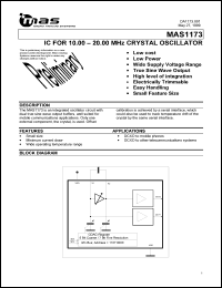 MAS110S12 Datasheet