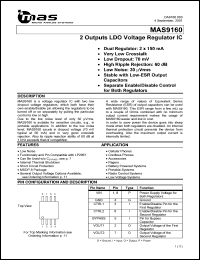 MAS9160ASM3-T Datasheet