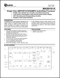 MAS9191AJ-T Datasheet