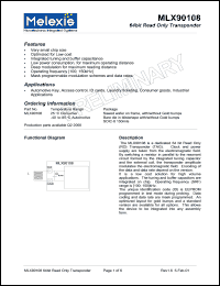 MLX90721S Datasheet