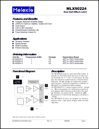 MLX90224CL Datasheet
