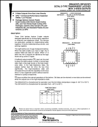 SN74AC574DBR Datasheet