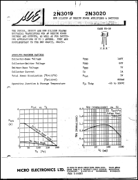 2N3019 Datasheet