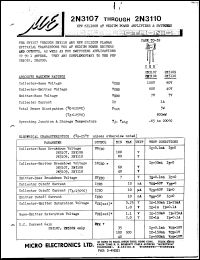2N3110 Datasheet
