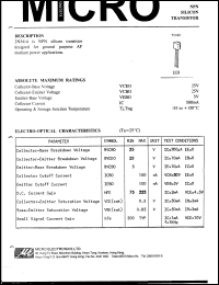 2N3414 Datasheet