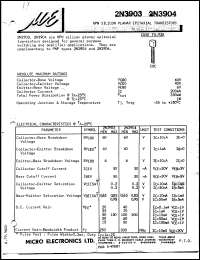 2N3903 Datasheet