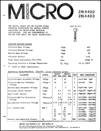 2N4402 Datasheet