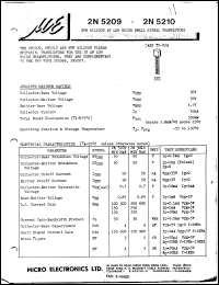 2N5209 Datasheet