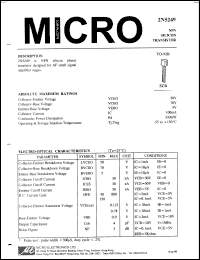 2N5249 Datasheet