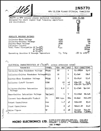 2N5770 Datasheet