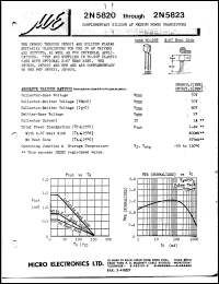 2N5820 Datasheet