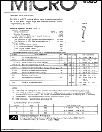 8050 Datasheet