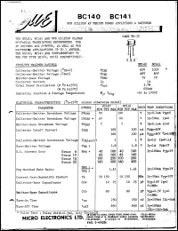 BC141 Datasheet