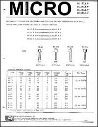 BC309 Datasheet