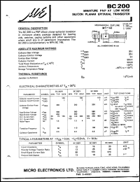 BC200 Datasheet