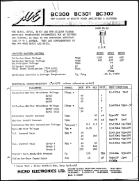 BC302 Datasheet