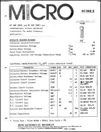 BC368 Datasheet