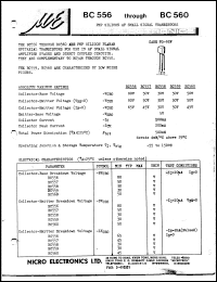 BC560 Datasheet