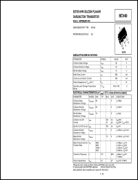 BCV49 Datasheet